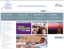 Tablet Screenshot of cidadania.fcl.com.br